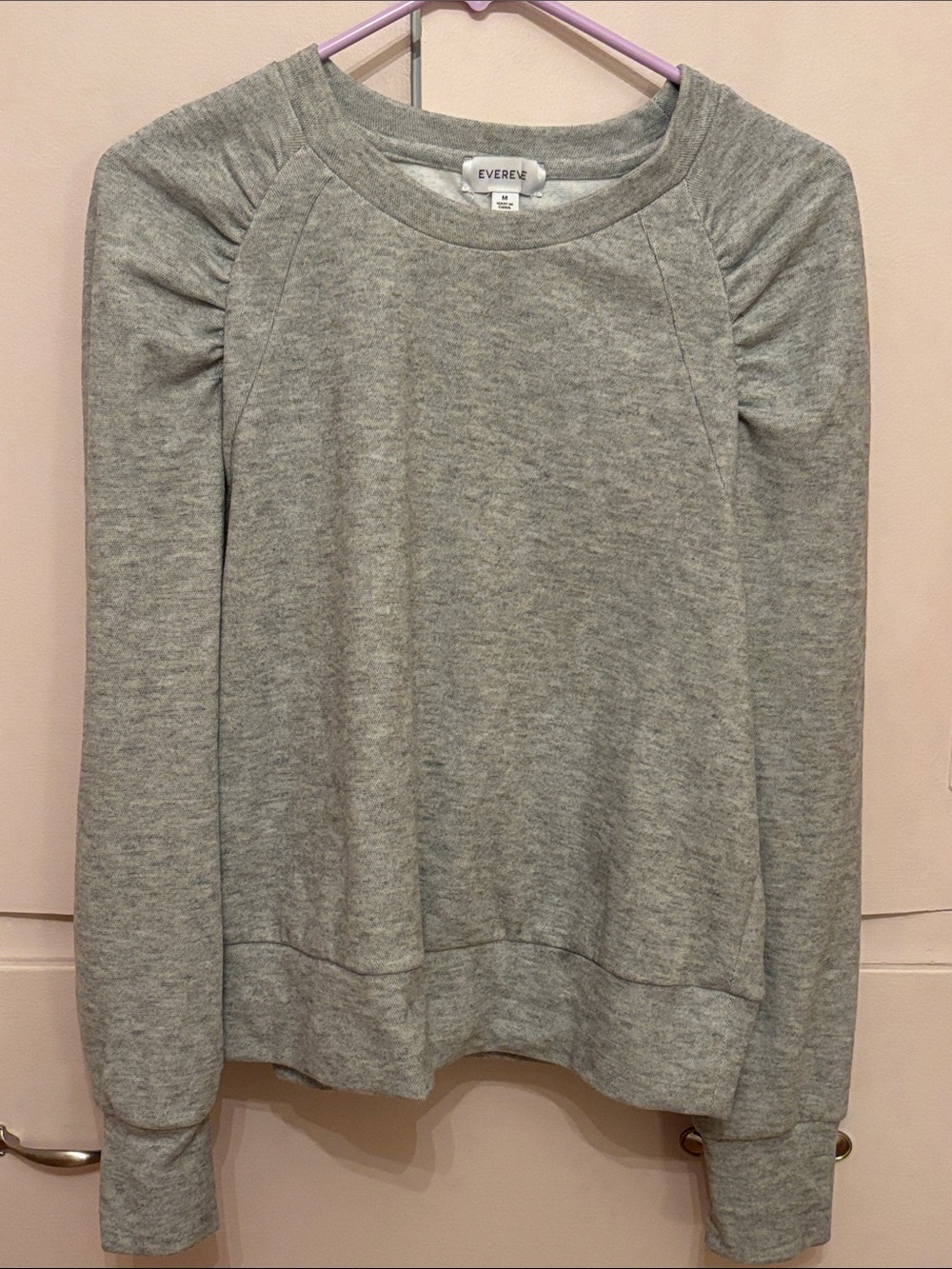 Evereve Light Heather Gray Sweatshirt